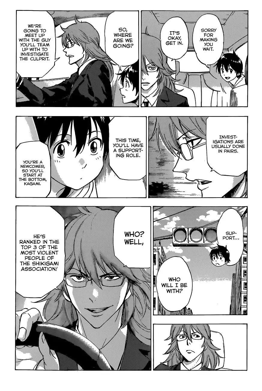 Kagamigami Chapter 3 page 18 - Chapter 3: The People of the Shikigami Association