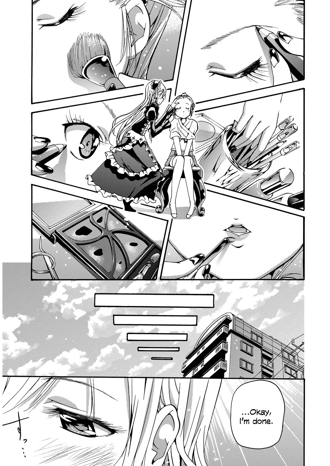 Kagayaku!! Otoko no Musumejuku Chapter 6 page 15 - Chapter 6: Makeup