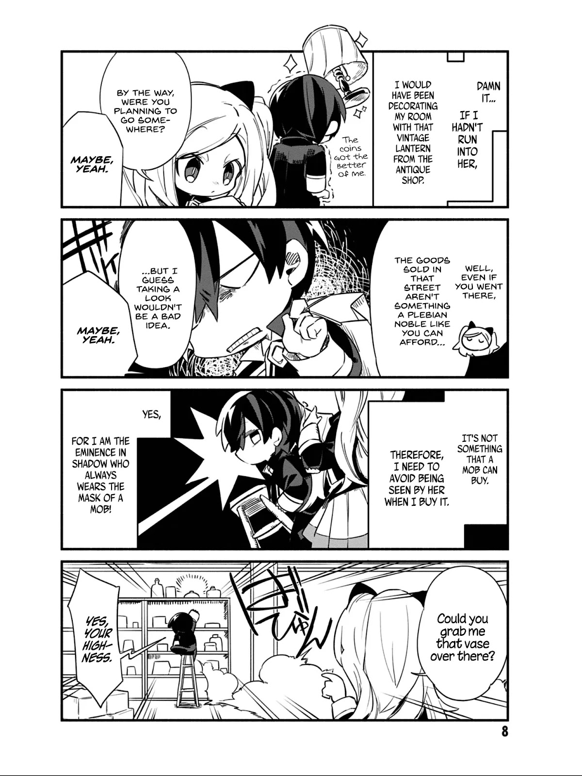 Kage no Jitsuryokusha ni Naritakute! Shadow Gaiden Chapter 9 page 7 - Chapter 9