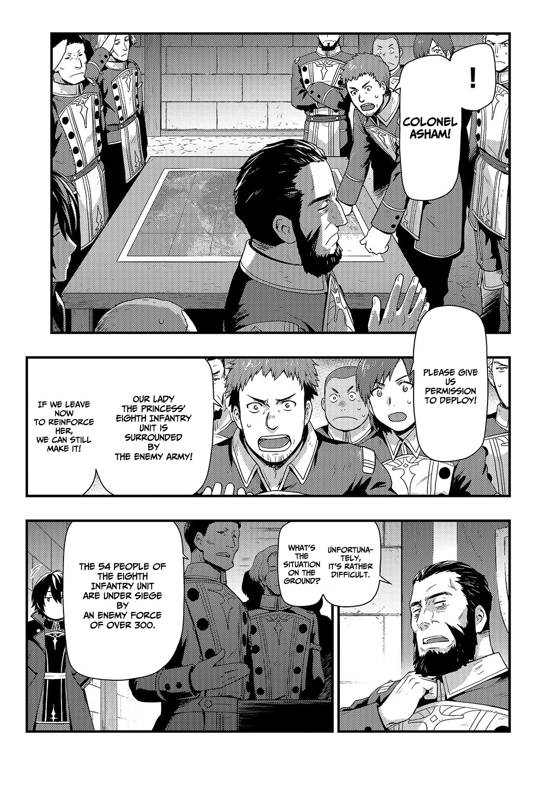 Kage no Kyuuteimajutsushi Chapter 1 page 13 - Chapter 1: Salary Thief — Arrival to the Battleground of Flames.