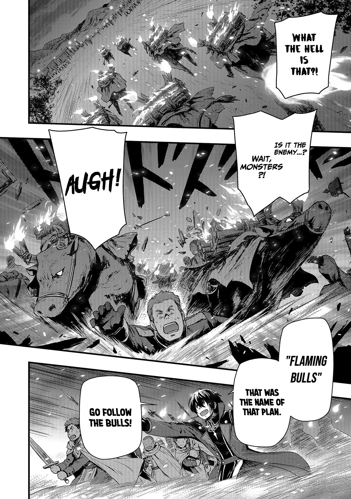 Kage no Kyuuteimajutsushi Chapter 1 page 33 - Chapter 1: Salary Thief — Arrival to the Battleground of Flames.