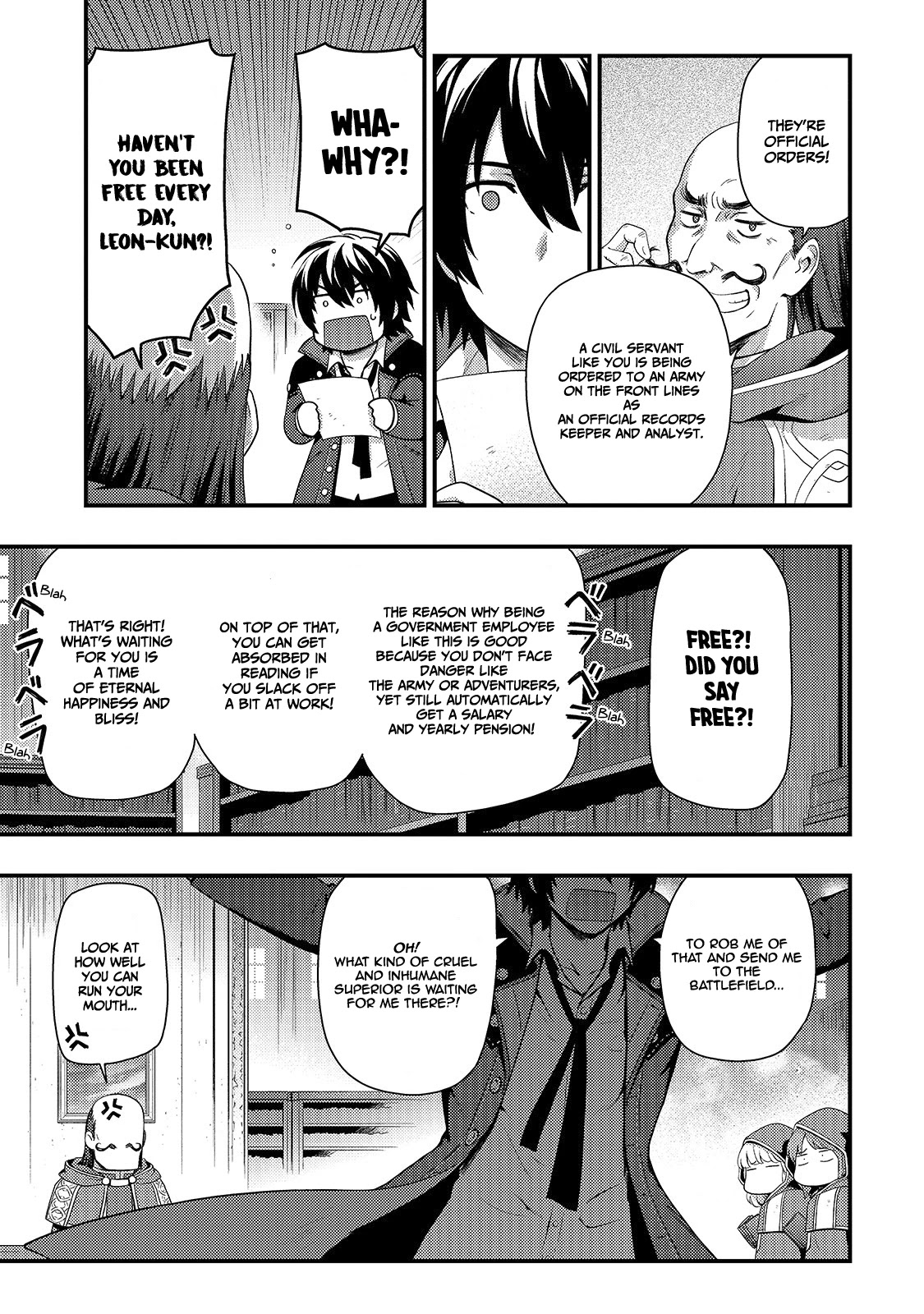 Kage no Kyuuteimajutsushi Chapter 1 page 7 - Chapter 1: Salary Thief — Arrival to the Battleground of Flames.