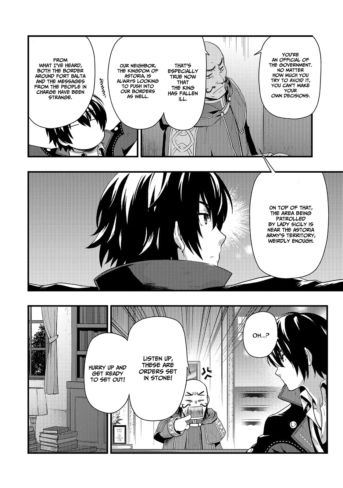 Kage no Kyuuteimajutsushi Chapter 1 page 8 - Chapter 1: Salary Thief — Arrival to the Battleground of Flames.