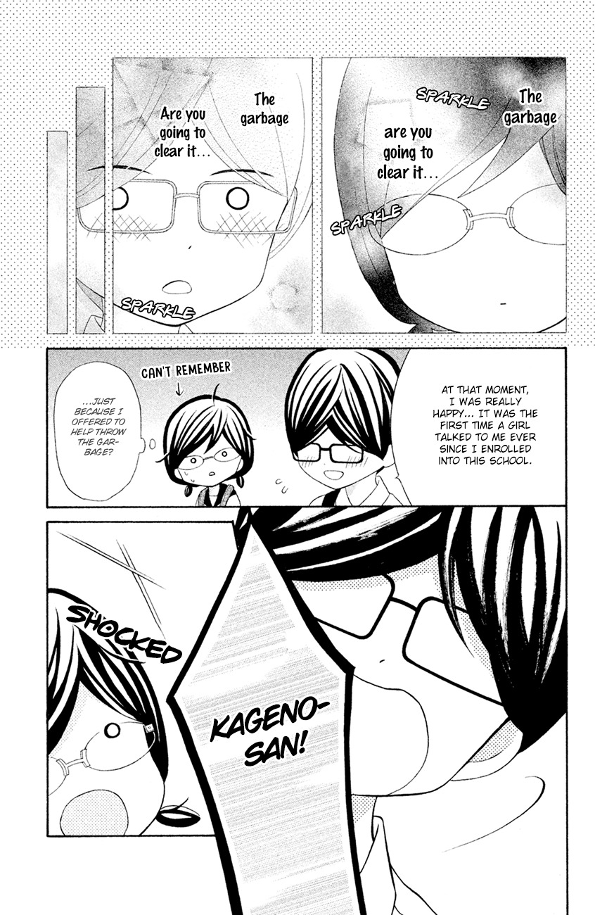 Kageno datte Seishun Shitai Chapter 15 page 25 - Chapter 15: Four Eyes' Popular Phase