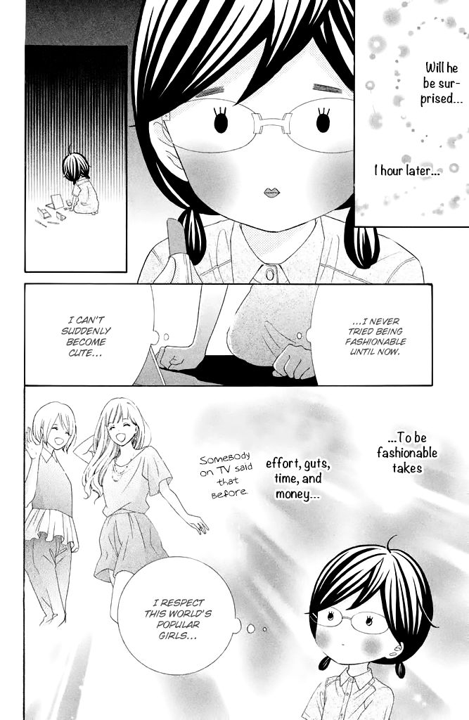 Kageno datte Seishun Shitai Chapter 37 page 14 - Chapter 37: Typical of Glasses - Before and After