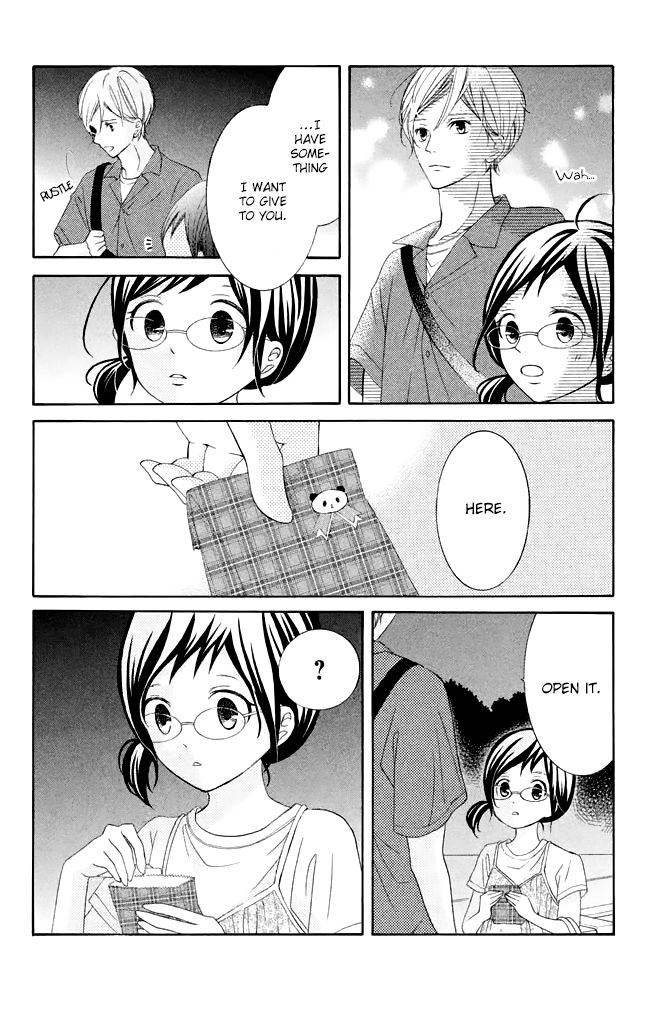 Kageno datte Seishun Shitai Chapter 37 page 36 - Chapter 37: Typical of Glasses - Before and After