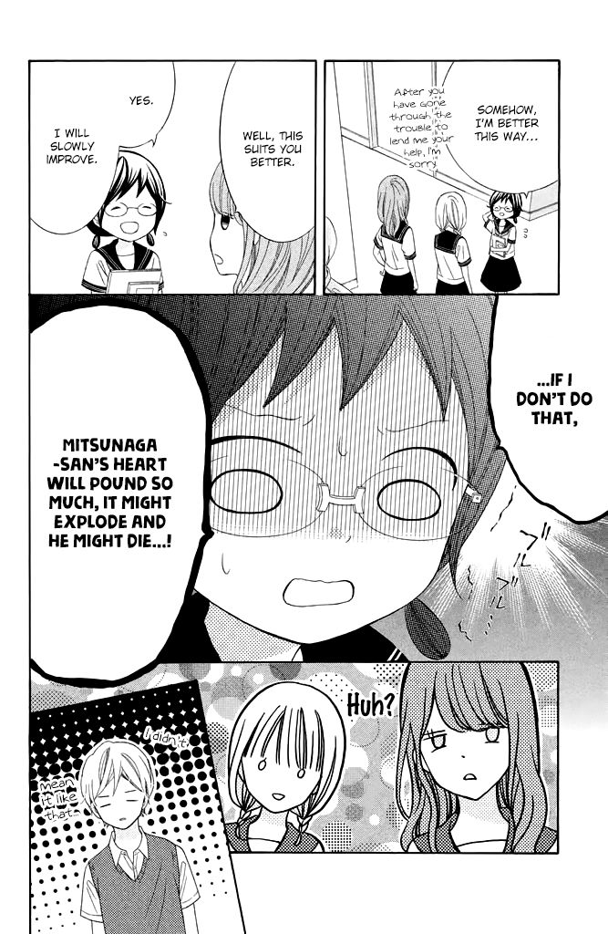 Kageno datte Seishun Shitai Chapter 37 page 44 - Chapter 37: Typical of Glasses - Before and After