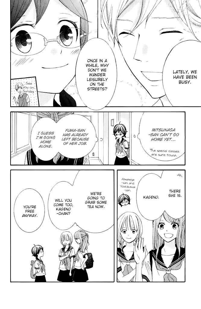 Kageno datte Seishun Shitai Chapter 37 page 8 - Chapter 37: Typical of Glasses - Before and After