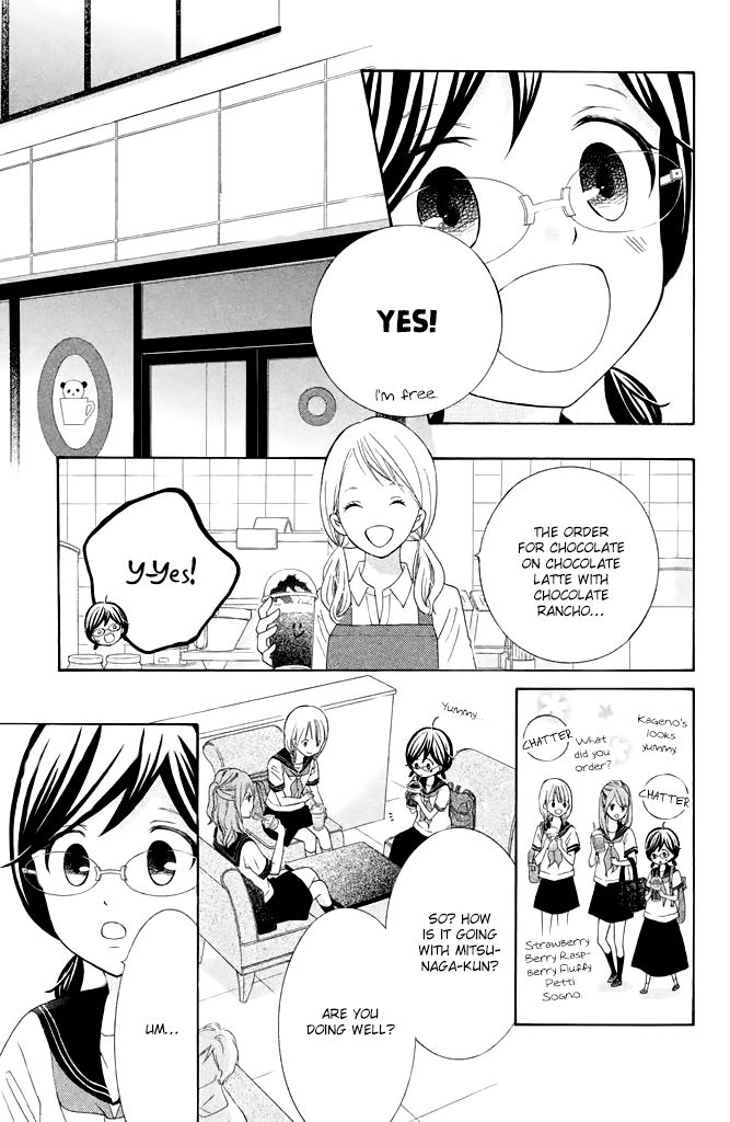 Kageno datte Seishun Shitai Chapter 37 page 9 - Chapter 37: Typical of Glasses - Before and After