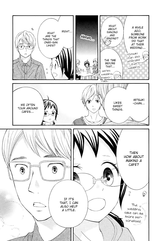 Kageno datte Seishun Shitai Chapter 39 page 13 - Chapter 39: Glasses and Wedding