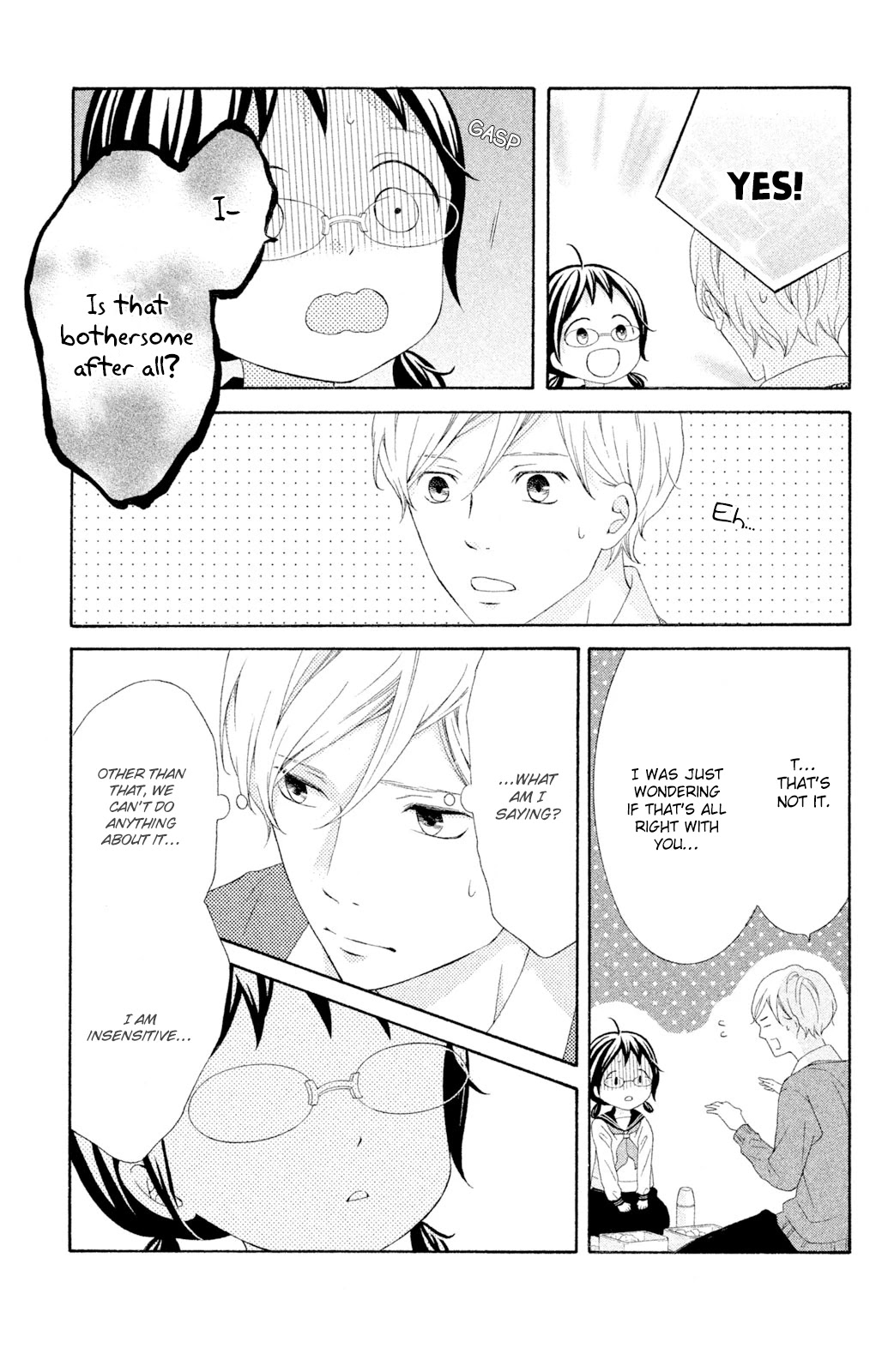 Kageno datte Seishun Shitai Chapter 42 page 13 - Chapter 42: Glasses and Mitsunaga