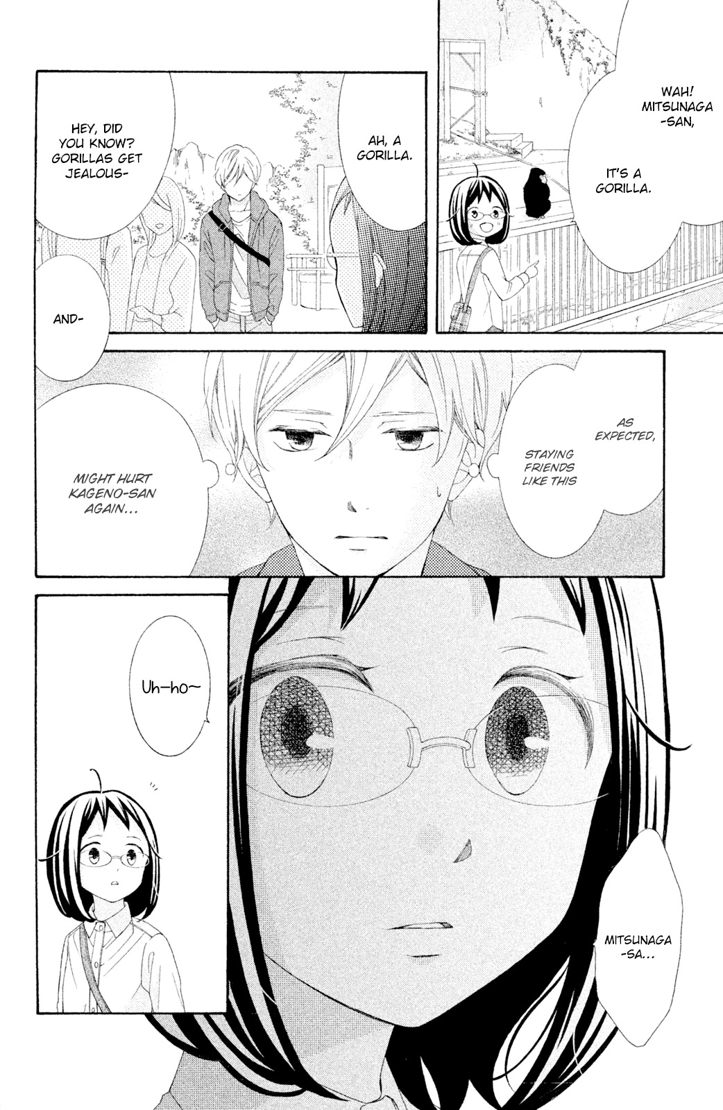 Kageno datte Seishun Shitai Chapter 42 page 28 - Chapter 42: Glasses and Mitsunaga