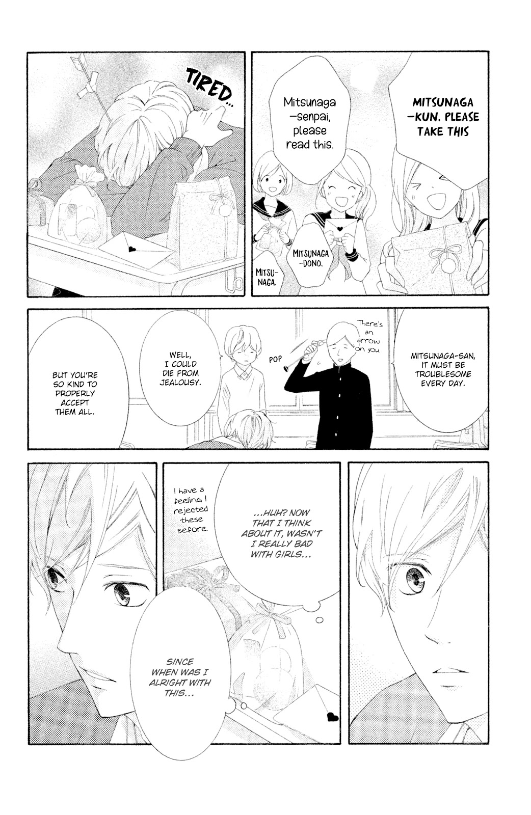 Kageno datte Seishun Shitai Chapter 42 page 8 - Chapter 42: Glasses and Mitsunaga