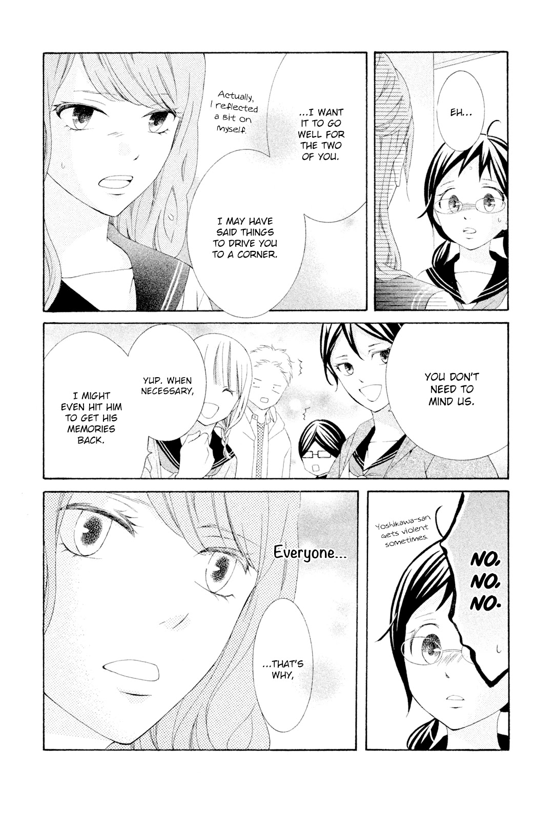 Kageno datte Seishun Shitai Chapter 43 page 28 - Chapter 43: Glasses' Confession