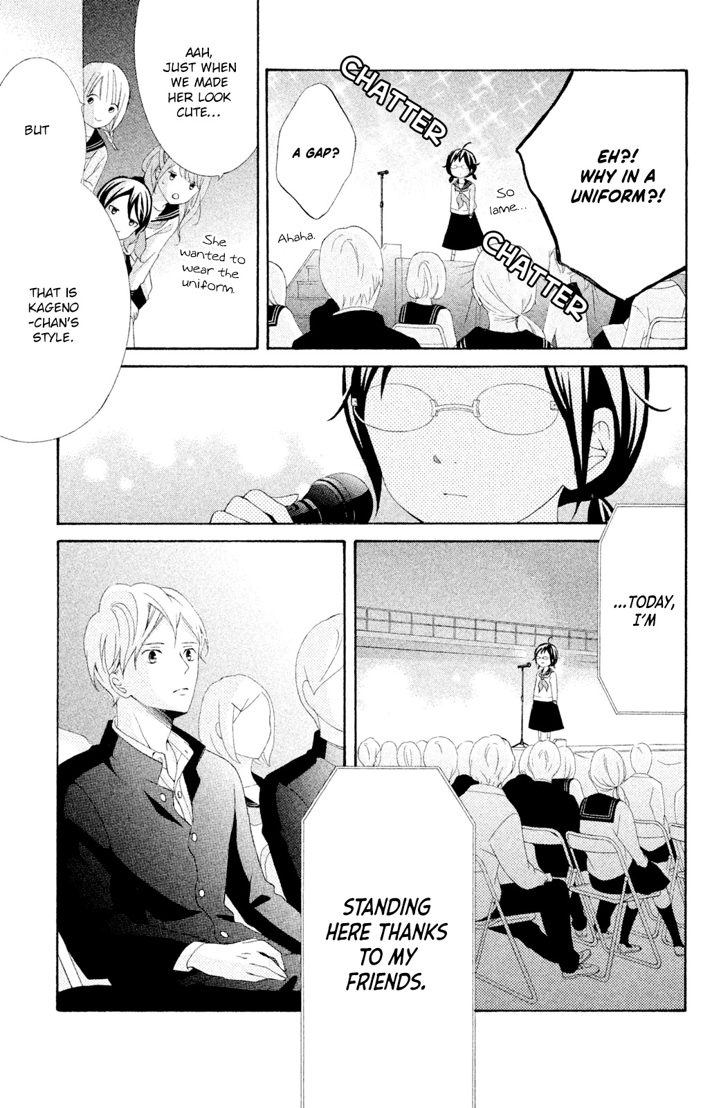 Kageno datte Seishun Shitai Chapter 43 page 34 - Chapter 43: Glasses' Confession