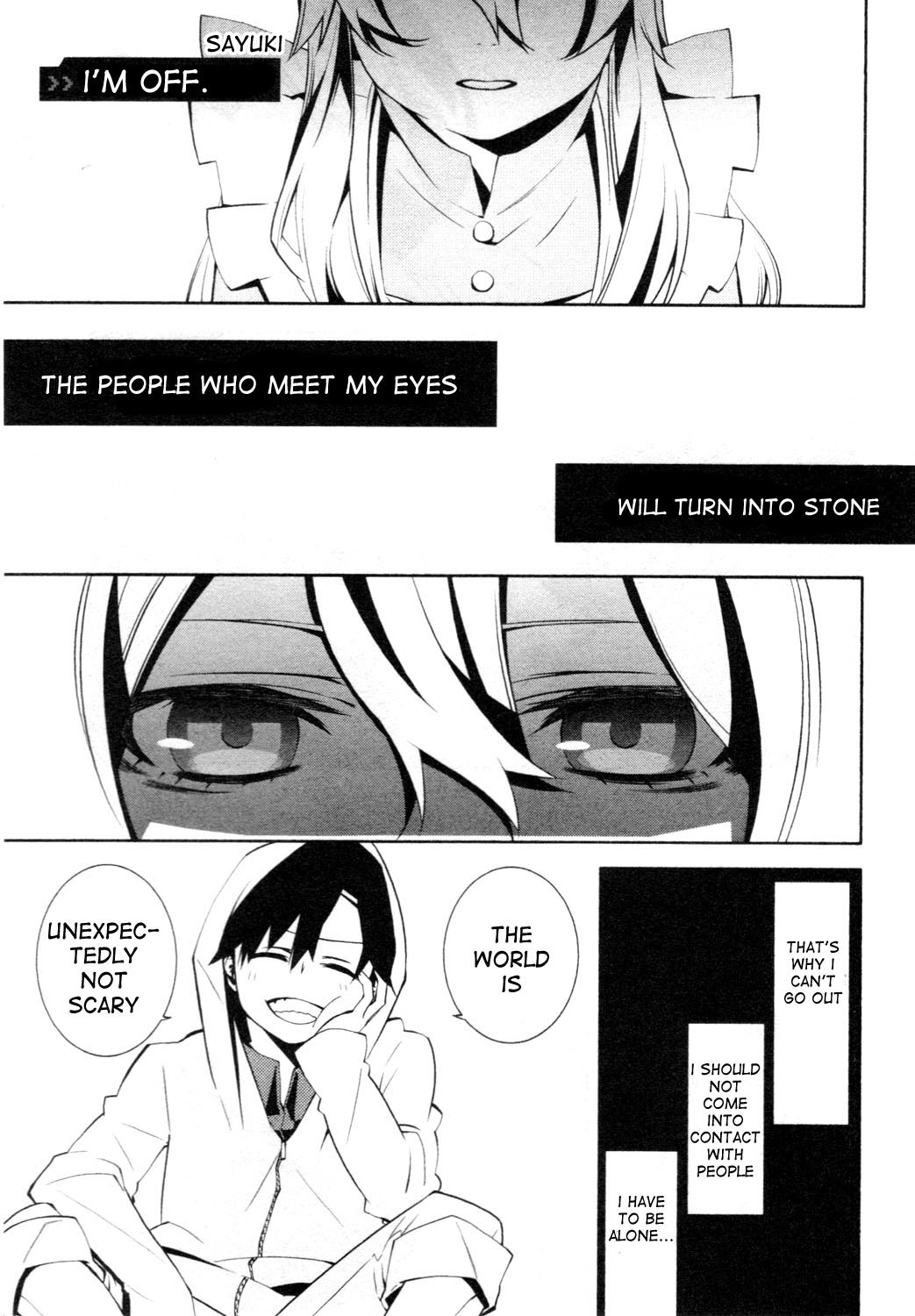 Kagerou Daze Official Anthology Comic -DOWNER- Chapter 10.2 page 1 - Chapter 10 v2 : I'm Off by Sayuki