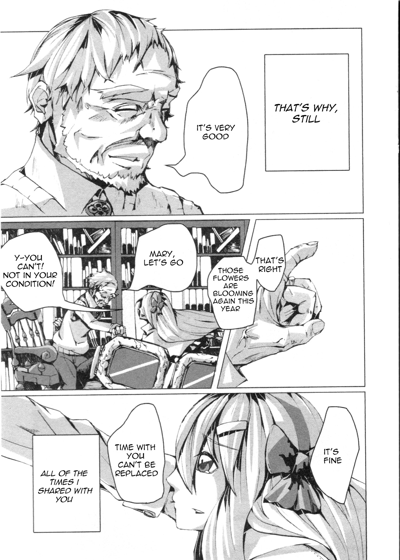 Kagerou Daze Official Anthology Comic -DOWNER- Chapter 13.2 page 3 - Chapter 13 v2 : Memento Mori by Ryuuseee