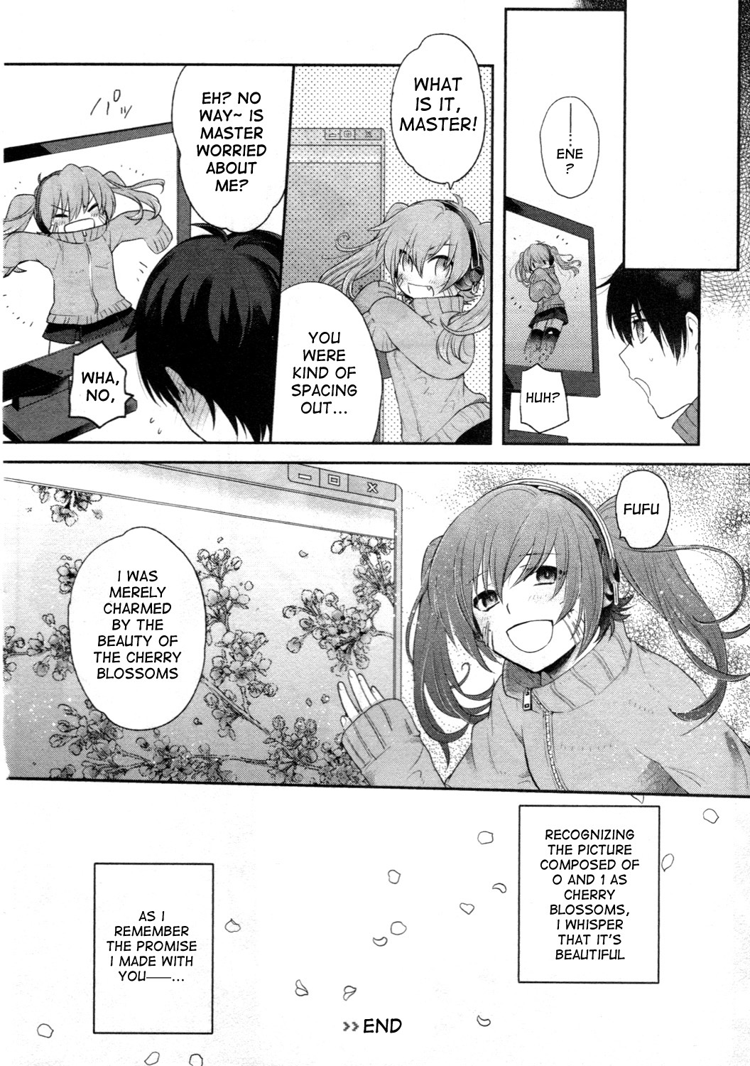 Kagerou Daze Official Anthology Comic -DOWNER- Chapter 2.2 page 8 - Chapter 2 v2 : 0 and 1 Cherry Blossom by Chawanmushi