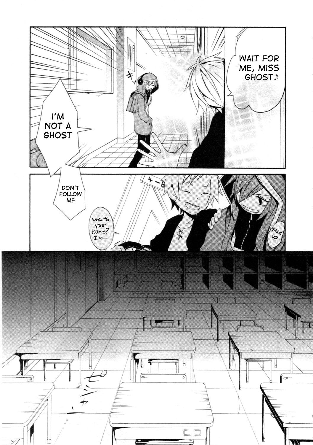 Kagerou Daze Official Anthology Comic -DOWNER- Chapter 3.2 page 7 - Chapter 3 v2 : The Rumored Ghost Girl by Kochi Ryousuke