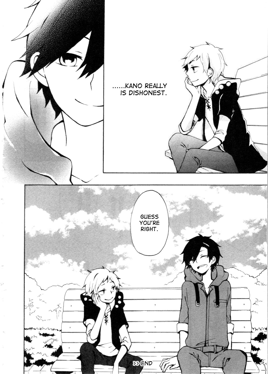Kagerou Daze Official Anthology Comic -DOWNER- Chapter 7.2 page 6 - Chapter 7 v2 : Friends by Kiritani Subaru