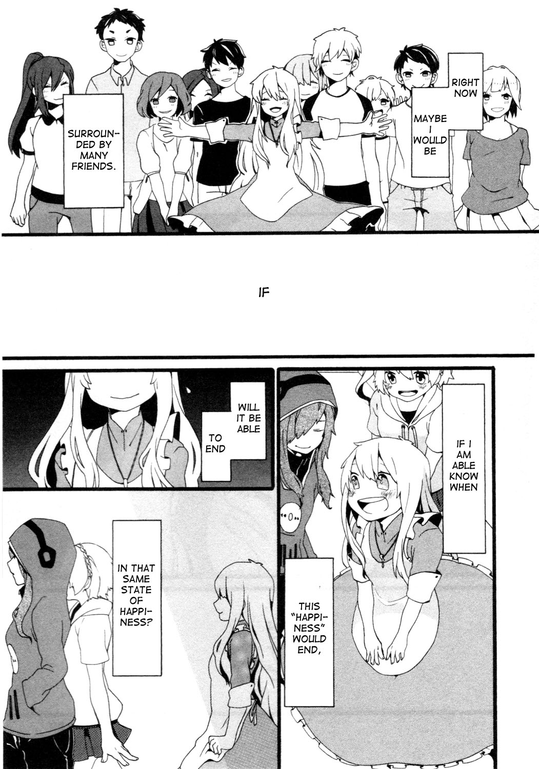 Kagerou Daze Official Anthology Comic -DOWNER- Chapter 8.2 page 3 - Chapter 8 v2 : If by Hisame Uta