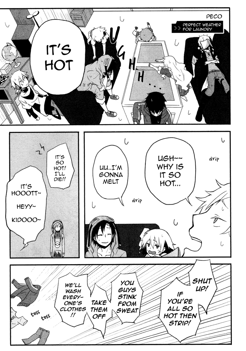 Kagerou Daze Official Anthology Comic -SUMMER- Chapter 11.2 page 1 - Chapter 11 v2 : Perfect Weather for Laundry by Peco