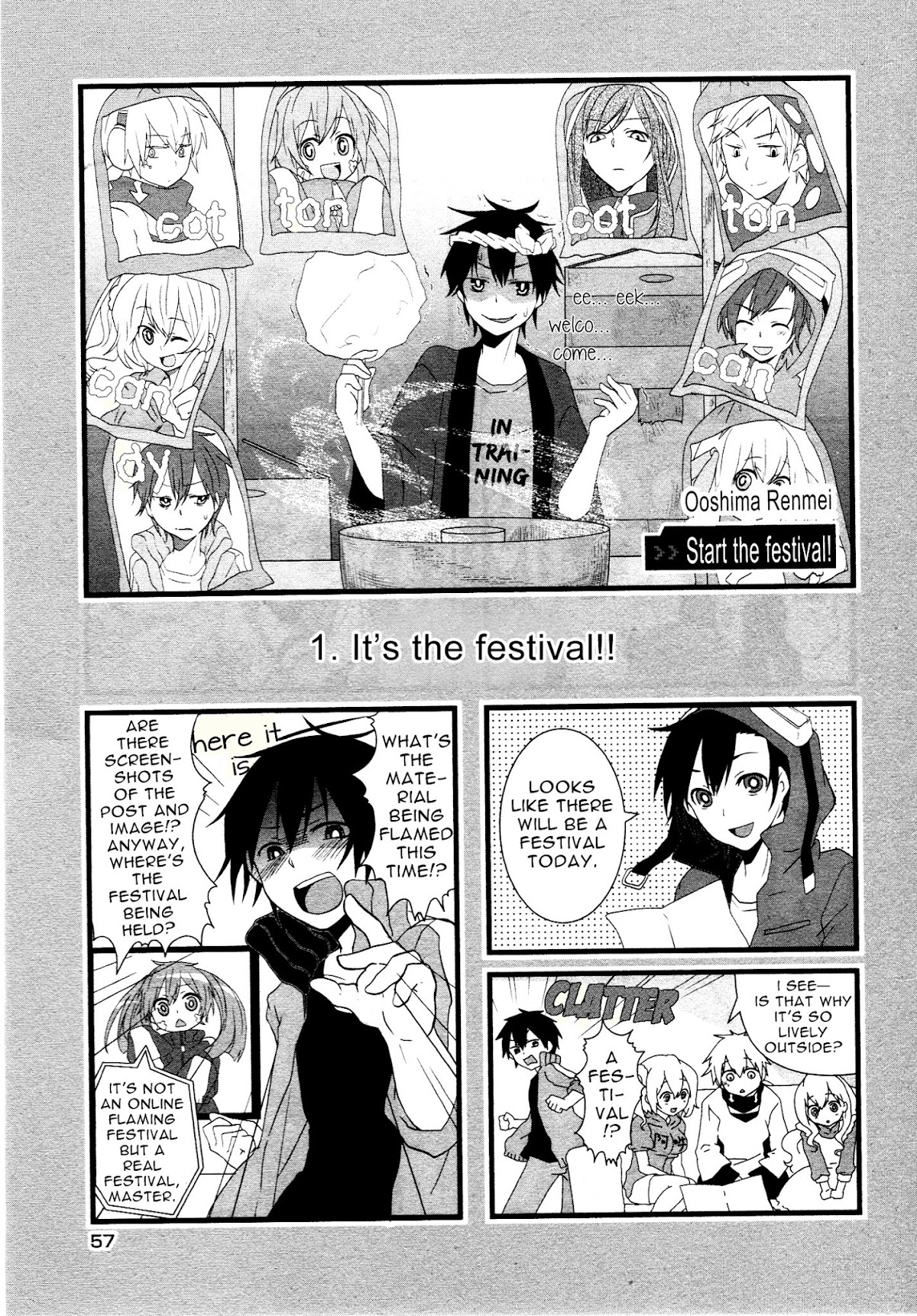 Kagerou Daze Official Anthology Comic -SUMMER- Chapter 6.2 page 1 - Chapter 6 v2 : Start the Festival! by Ooshima Renmei