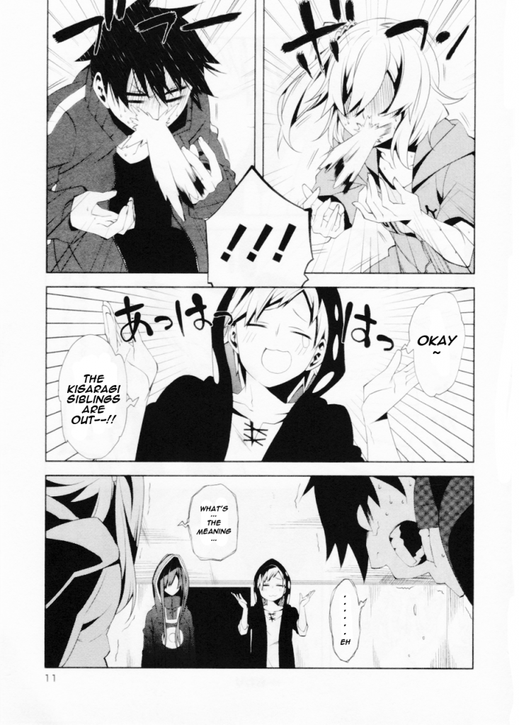 Kagerou Daze Official Anthology Comic -UPPER- Chapter 1.2 page 5 - Chapter 1 v2 : Russian Roulette with Mekakushi Dan by Sayuki