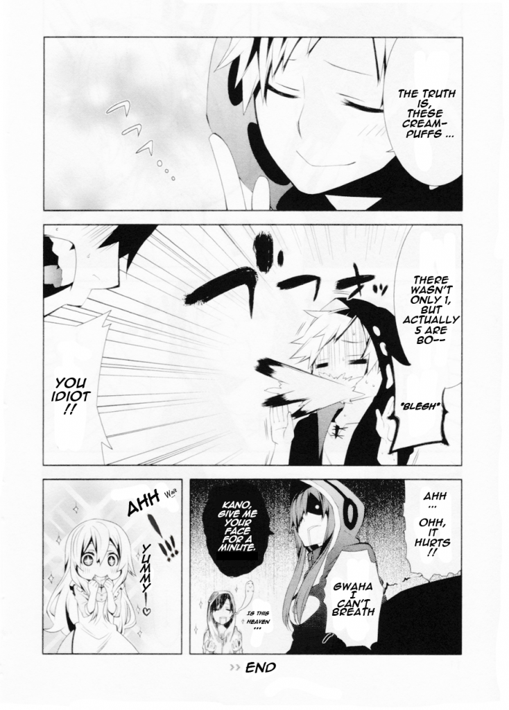 Kagerou Daze Official Anthology Comic -UPPER- Chapter 1.2 page 6 - Chapter 1 v2 : Russian Roulette with Mekakushi Dan by Sayuki