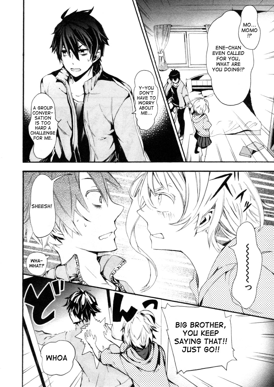 Kagerou Daze Official Anthology Comic -UPPER- Chapter 2.2 page 2 - Chapter 2 v2 : Big Brother Switch? by Kitora Kon