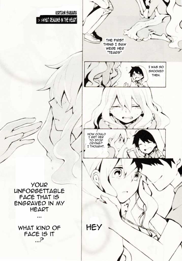 Kagerou Daze Official Anthology Comic -UPPER- Chapter 6.2 page 1 - Chapter 6 v2 : What Remains in the Heart by Kiritani Subaru