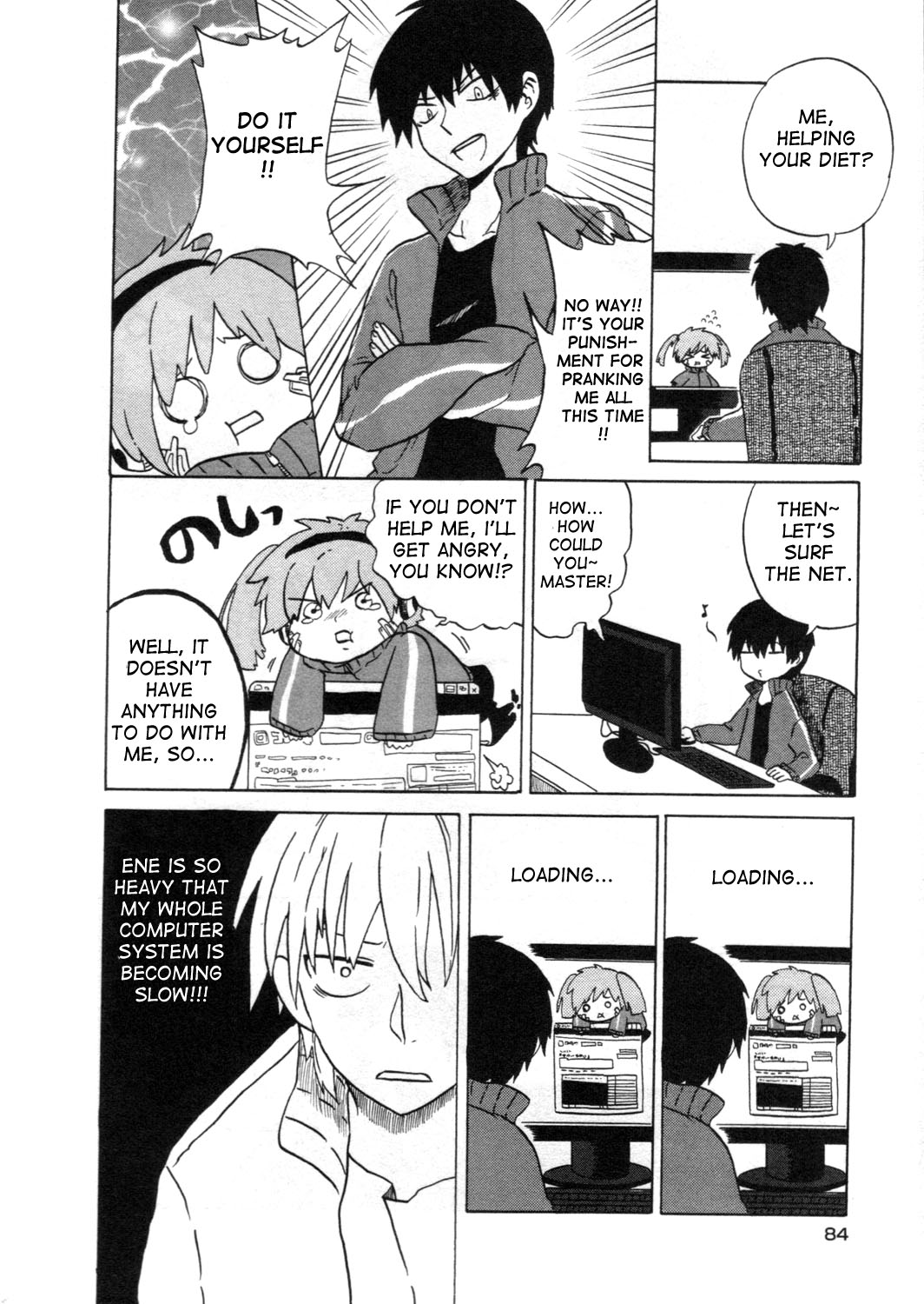 Kagerou Daze Official Anthology Comic -UPPER- Chapter 8.2 page 4 - Chapter 8 v2 : Digital☆Diet by Komesuke
