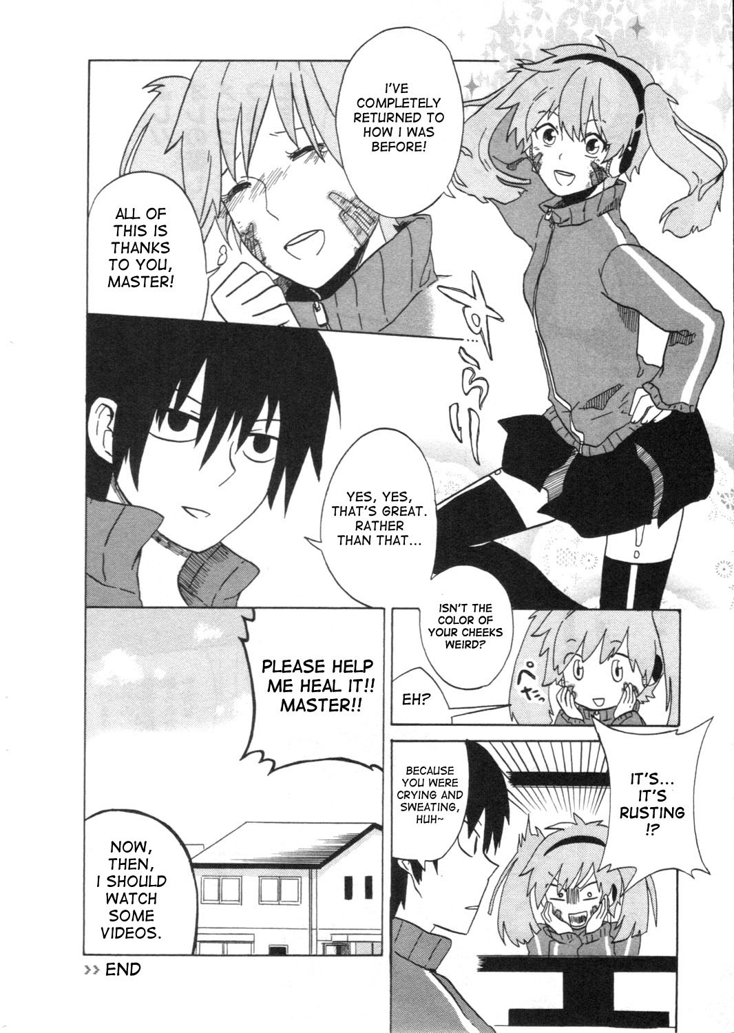 Kagerou Daze Official Anthology Comic -UPPER- Chapter 8.2 page 8 - Chapter 8 v2 : Digital☆Diet by Komesuke