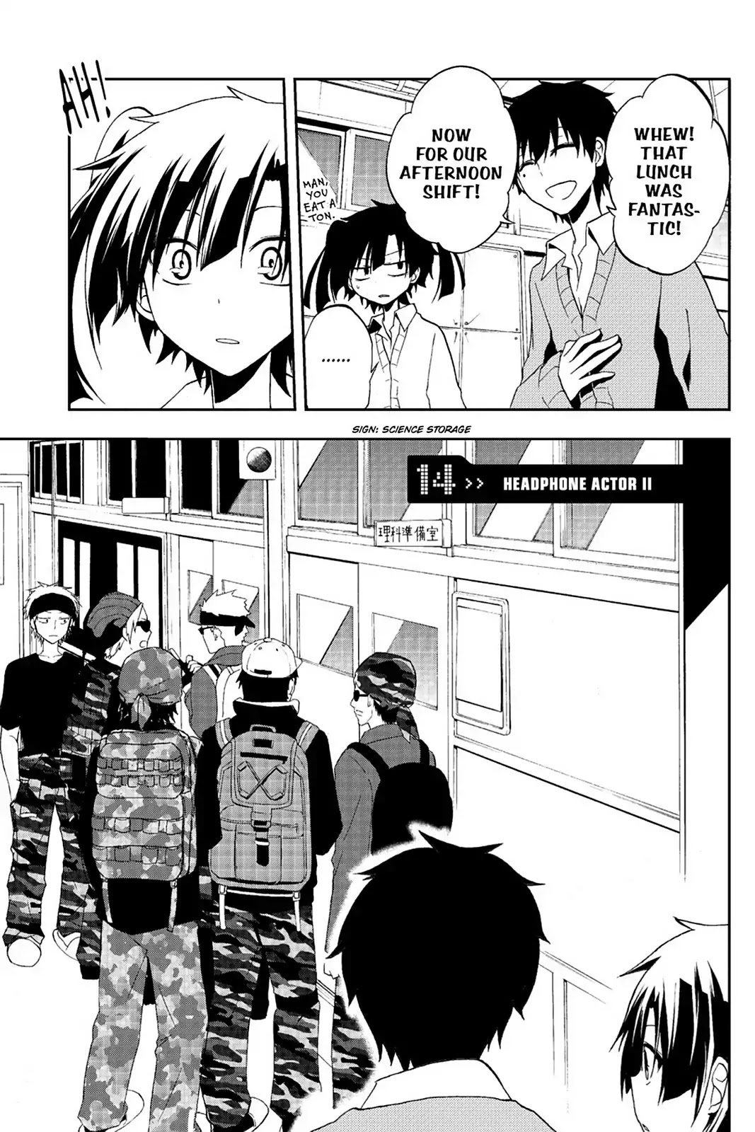 Kagerou Daze Chapter 14 page 1 - Chapter 14: Vol.3 14: Headphone Actor II