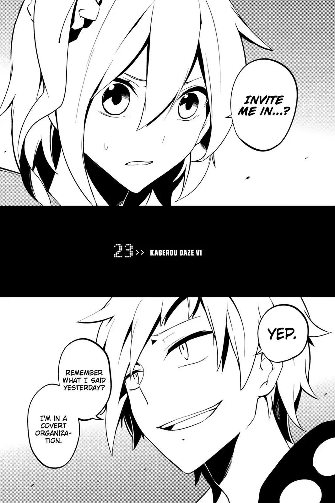 Kagerou Daze Chapter 23 page 1 - Chapter 23: Vol.5 23: Kagerou Daze VI
