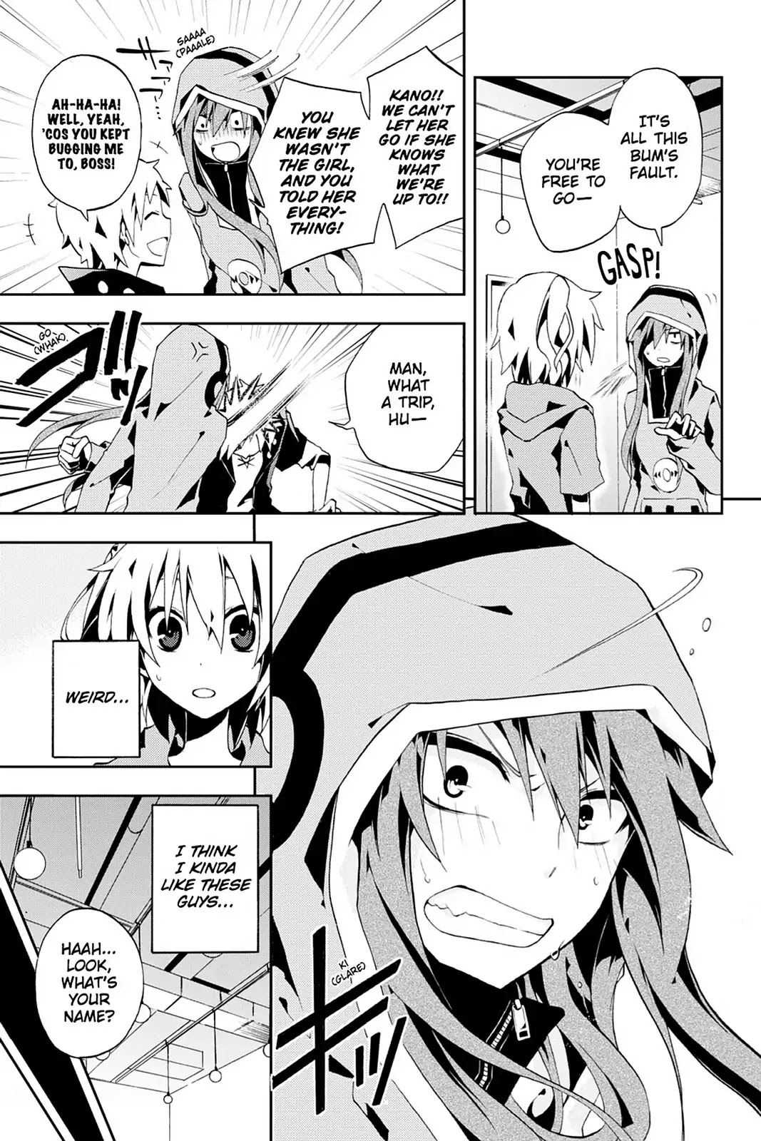 Kagerou Daze Chapter 4 page 11 - Chapter 4 : Mekakushi Code (Blindfold Code 1)