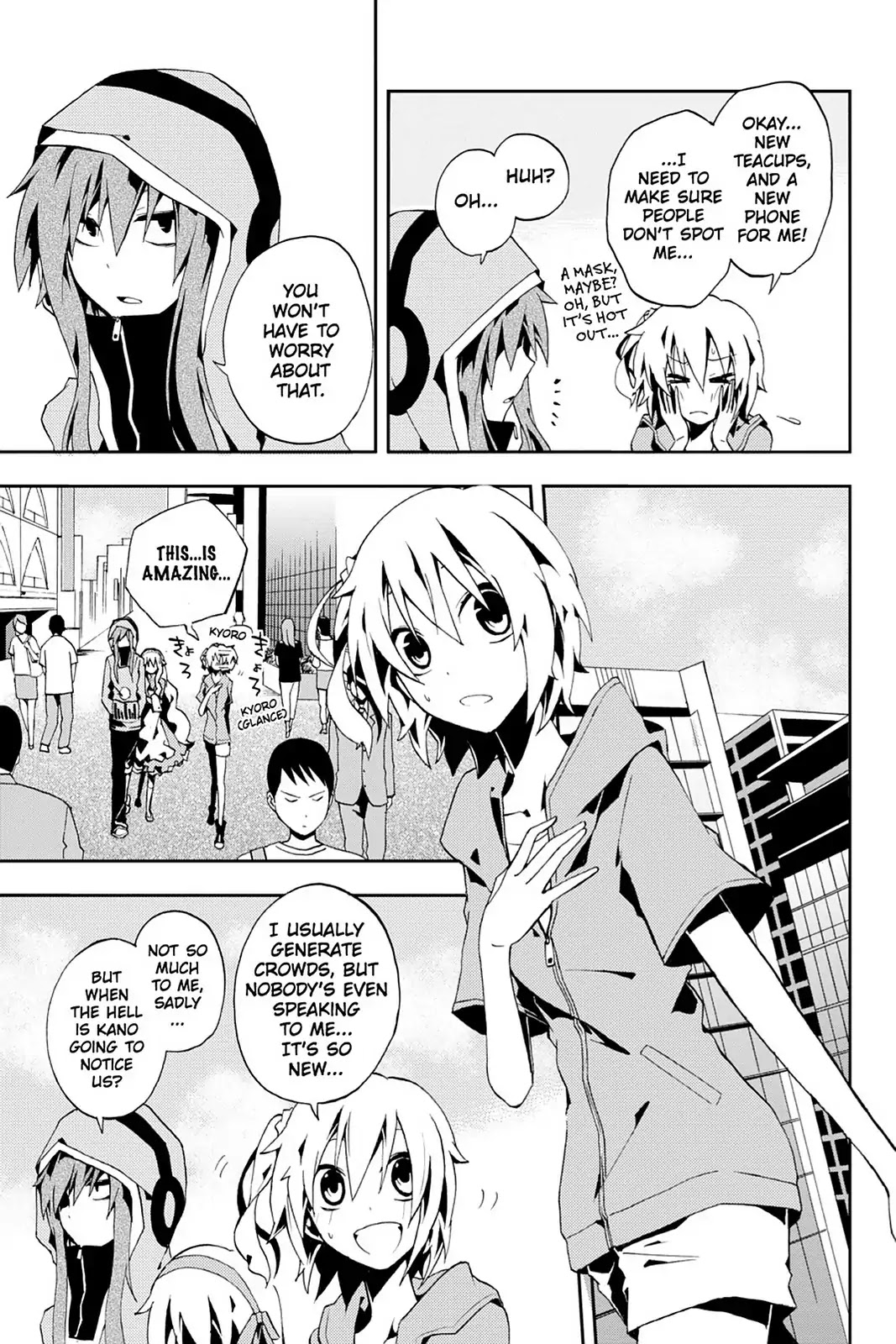 Kagerou Daze Chapter 4 page 35 - Chapter 4 : Mekakushi Code (Blindfold Code 1)