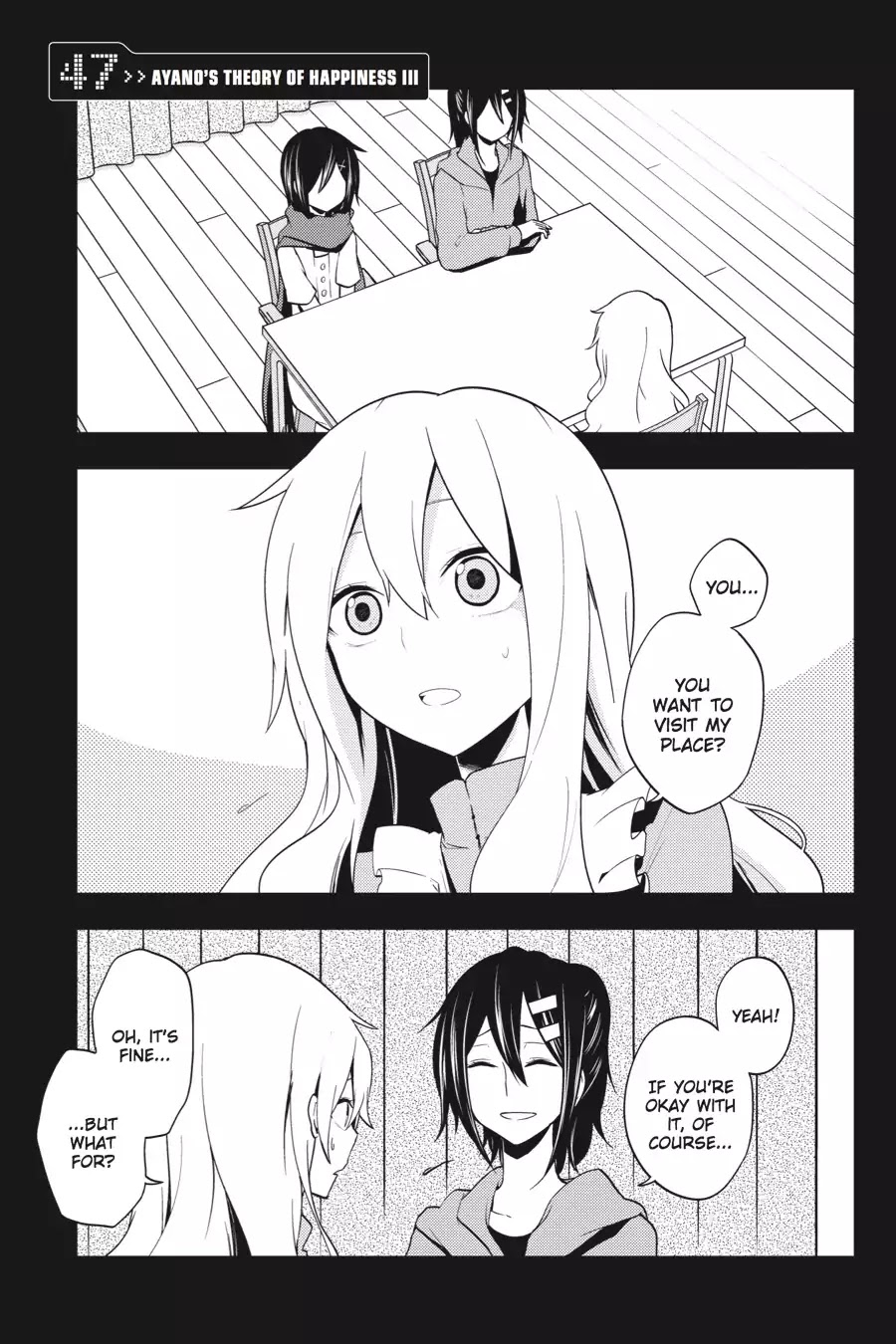 Kagerou Daze Chapter 47 page 1 - Chapter 47: Ayano's Theory of Happiness III