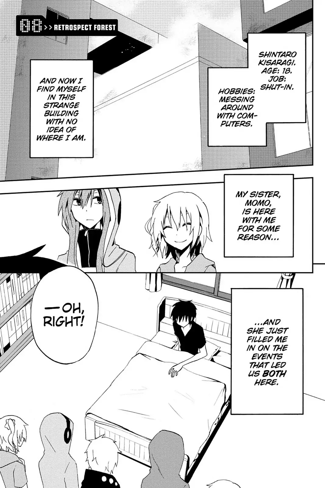 Kagerou Daze Chapter 8 page 1 - Chapter 8: Vol.2 08: Retrospect Forest