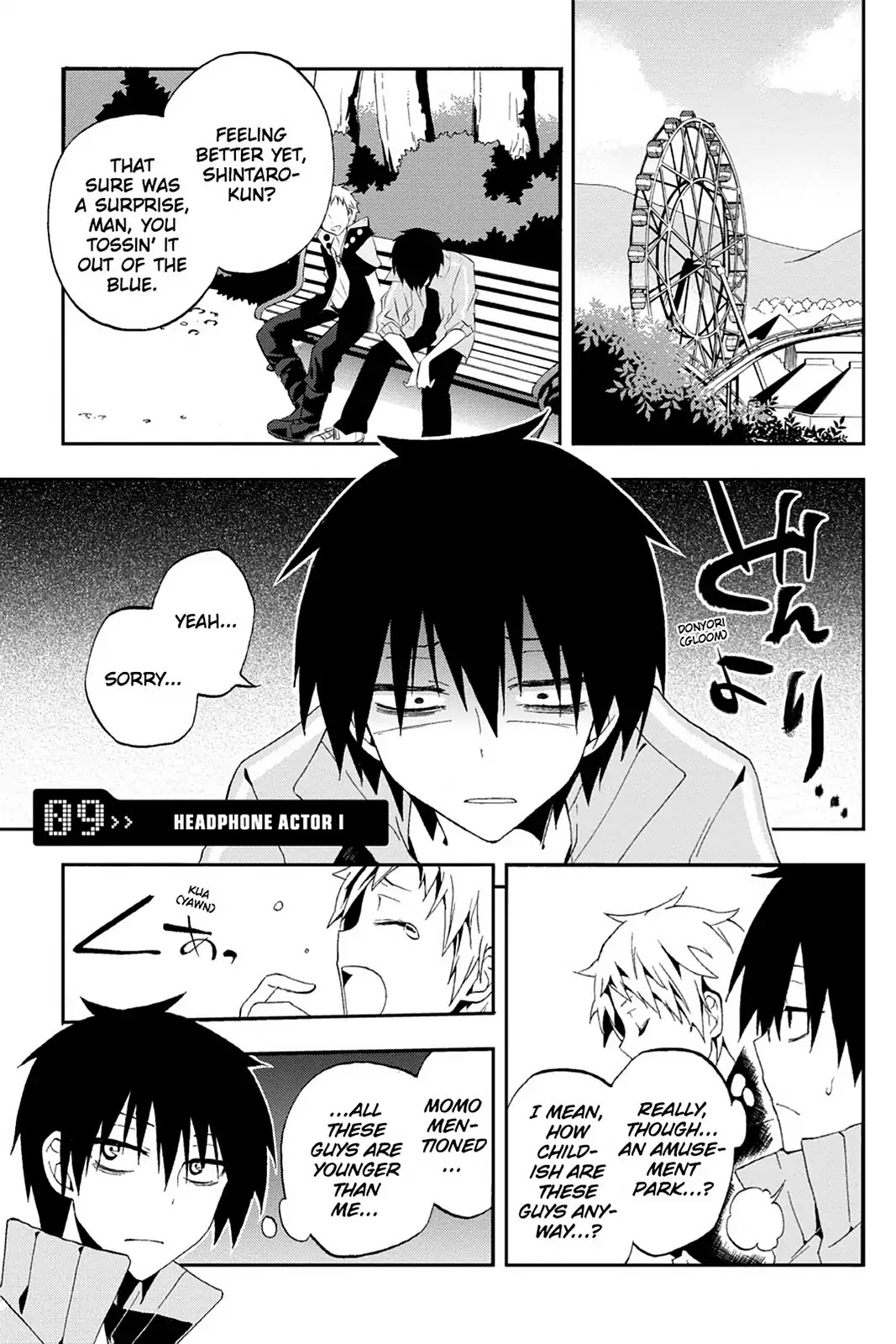 Kagerou Daze Chapter 9 page 1 - Chapter 9: Vol.2 09: Headphone Actor I
