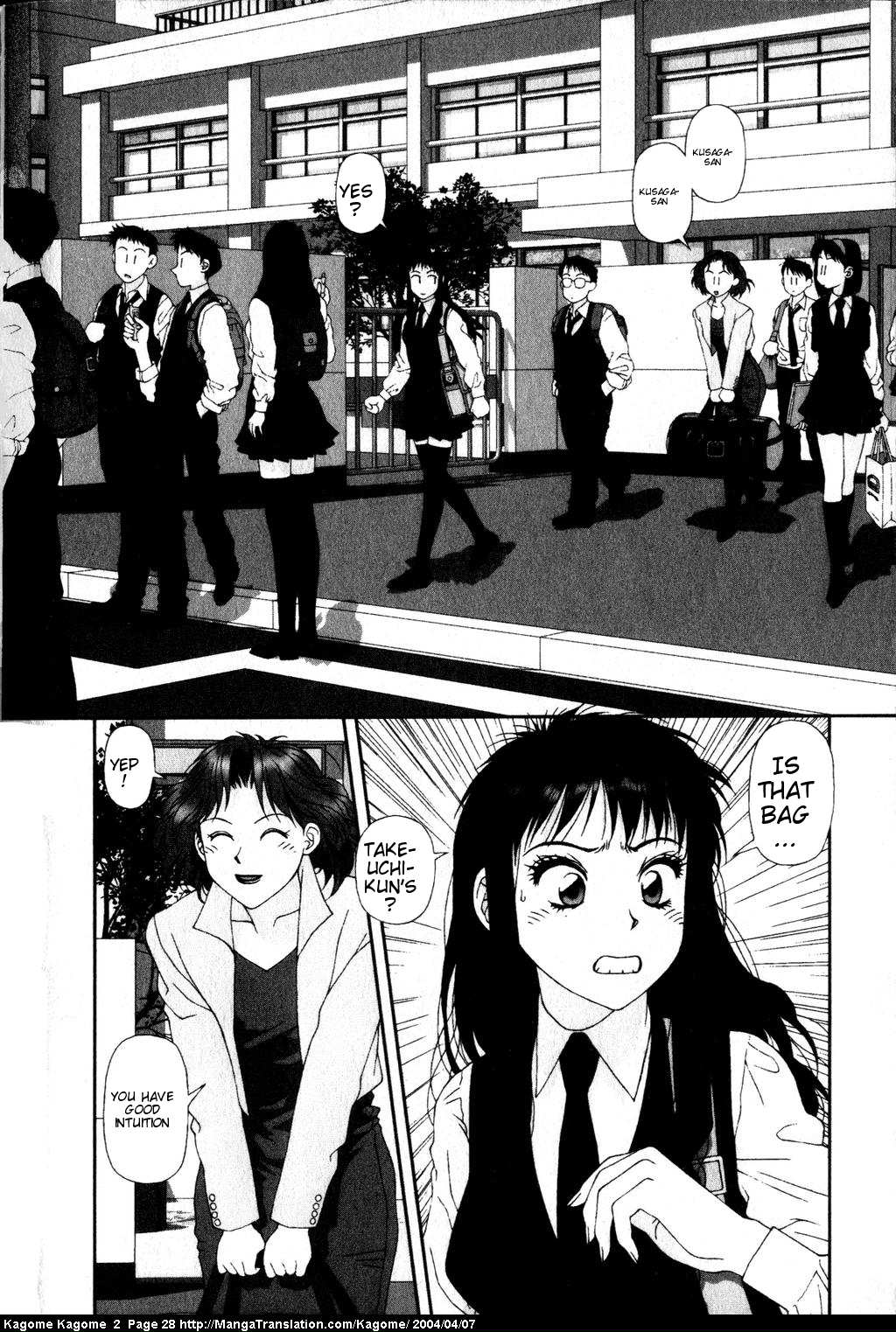 Kagome Kagome Chapter 10.2 page 2 - Chapter 10 v2 : trip 10; Rapidly Approaching Kagome!!