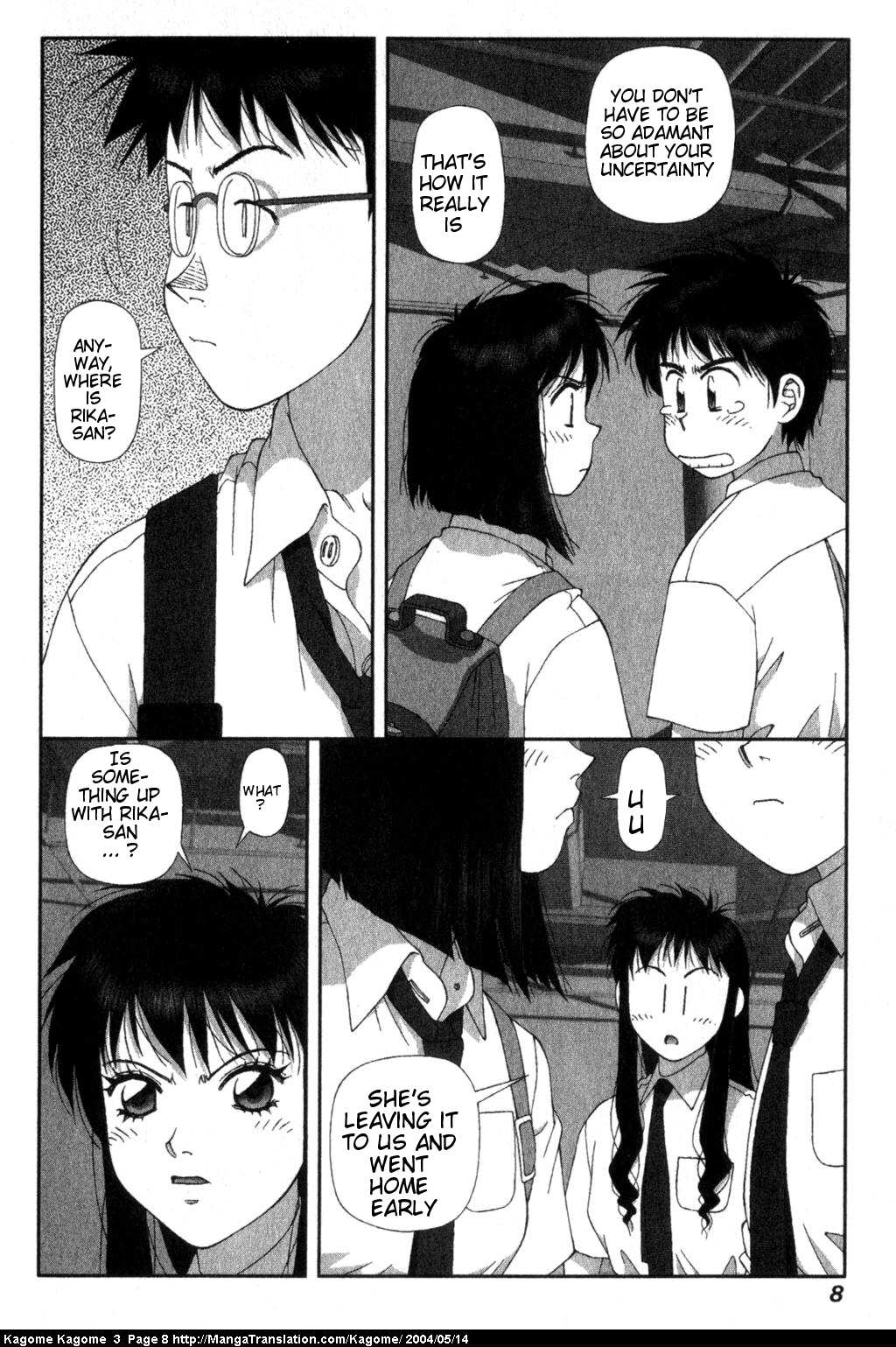 Kagome Kagome Chapter 17.2 page 10 - Chapter 17 v2 : trip 17; The other side of the wall