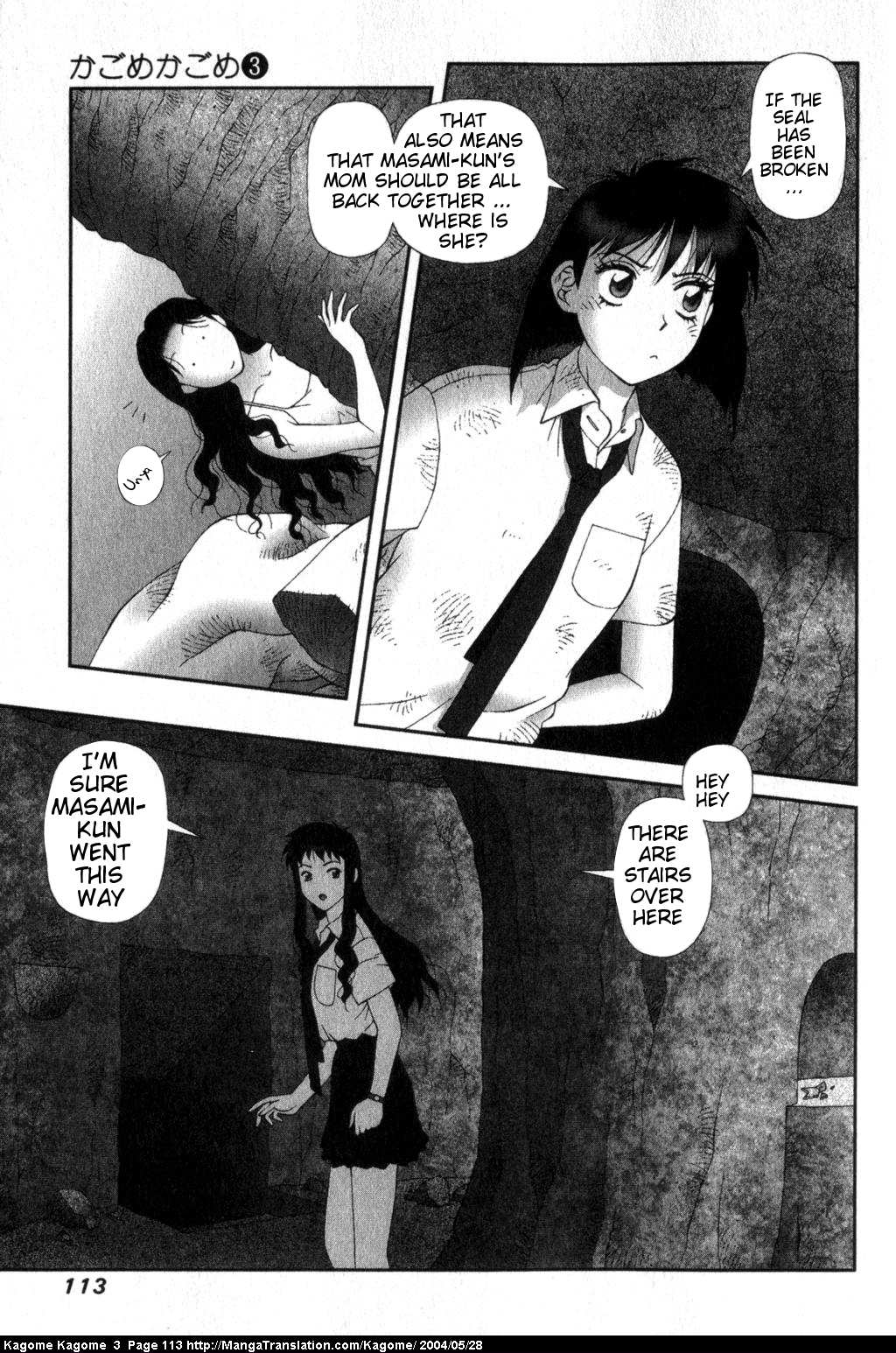 Kagome Kagome Chapter 21.2 page 14 - Chapter 21 v2 : trip 21; To the depths of the Earth!!