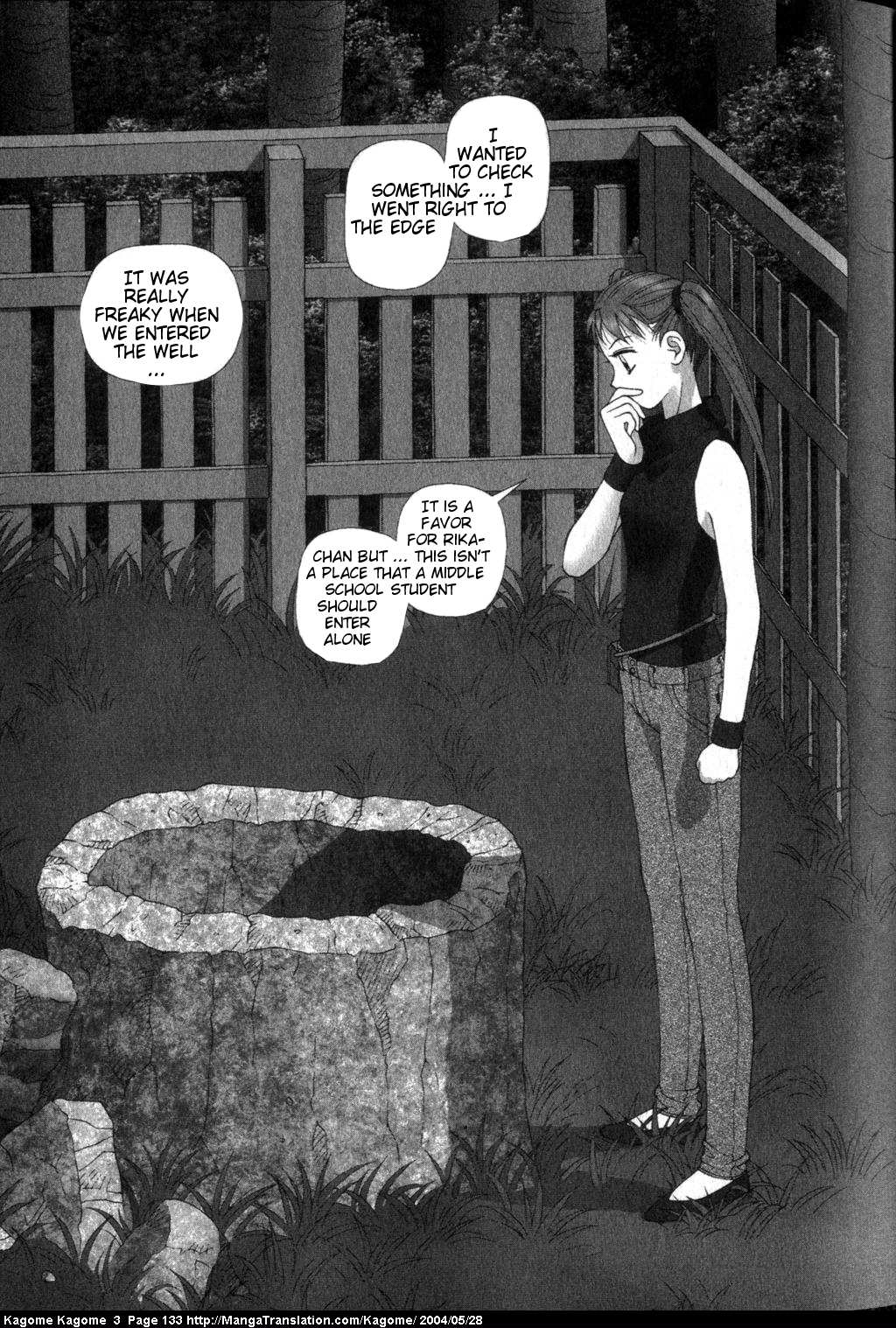 Kagome Kagome Chapter 22.2 page 11 - Chapter 22 v2 : trip 22; The legend of the Dragon Hole