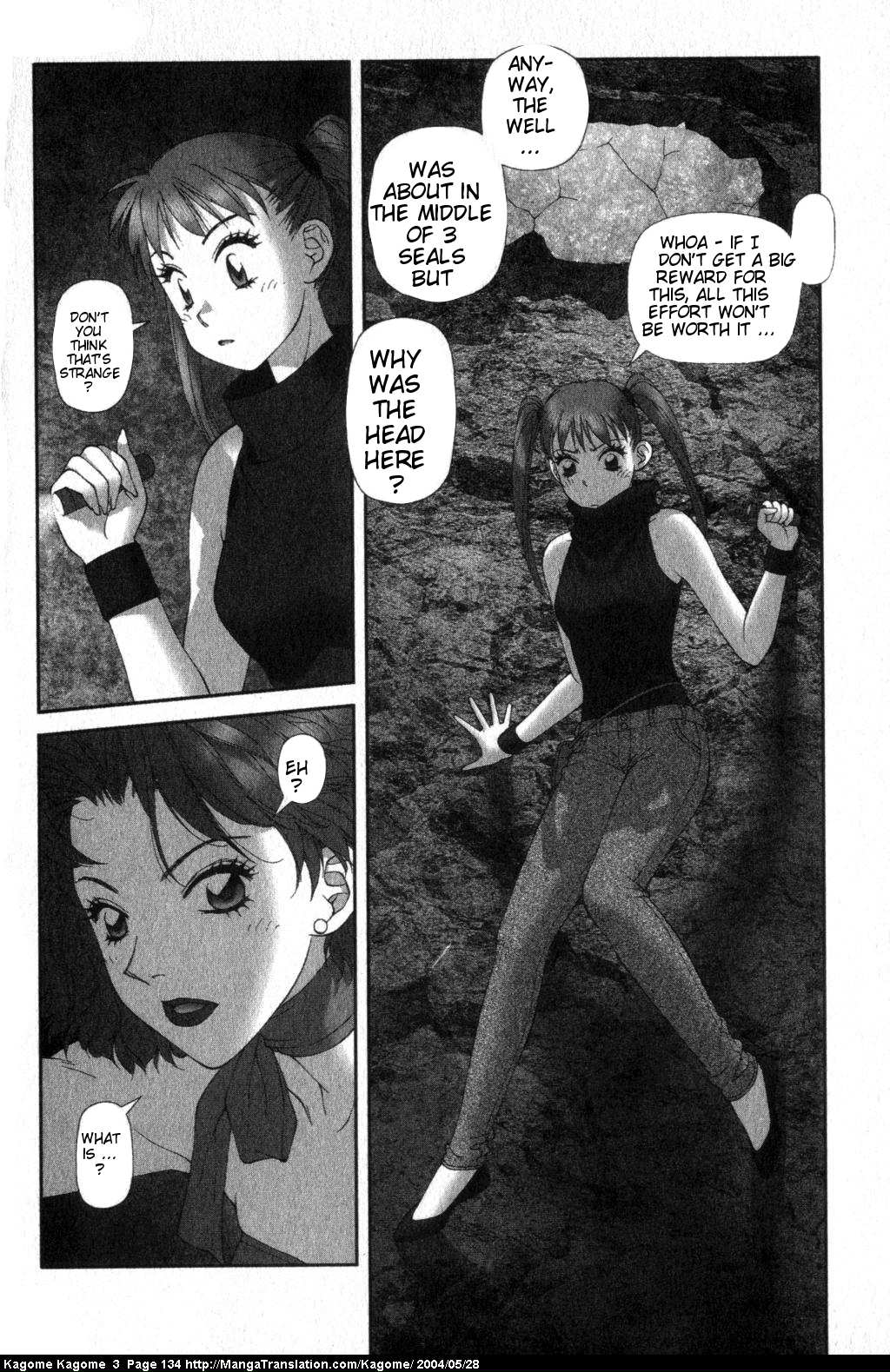 Kagome Kagome Chapter 22.2 page 12 - Chapter 22 v2 : trip 22; The legend of the Dragon Hole