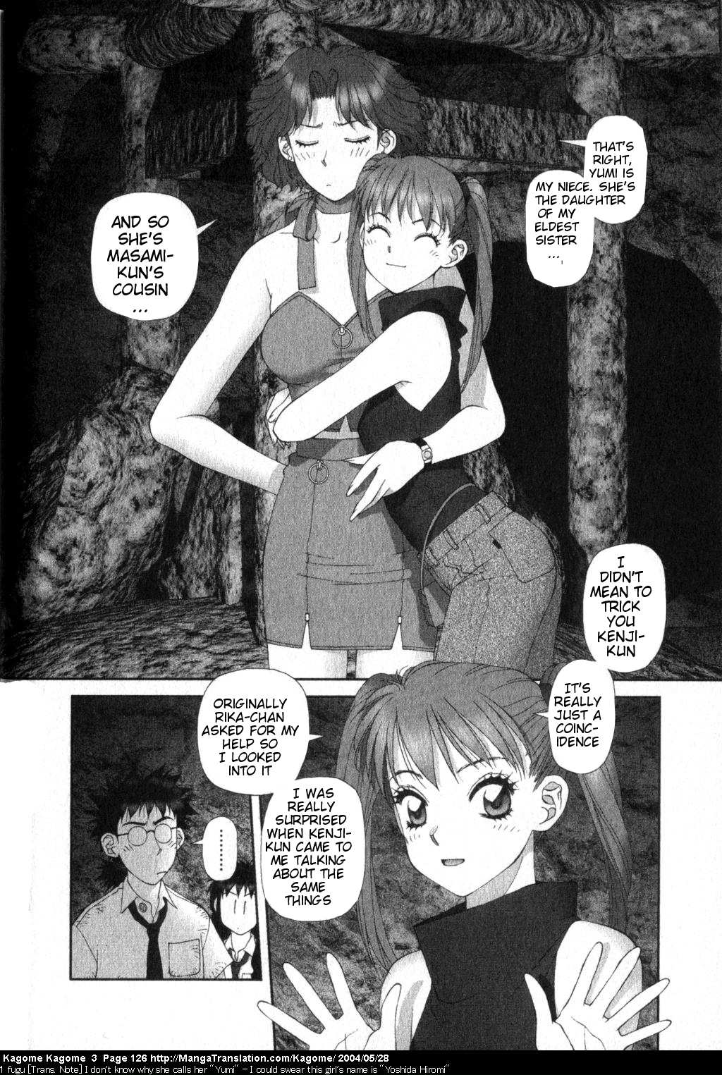 Kagome Kagome Chapter 22.2 page 4 - Chapter 22 v2 : trip 22; The legend of the Dragon Hole