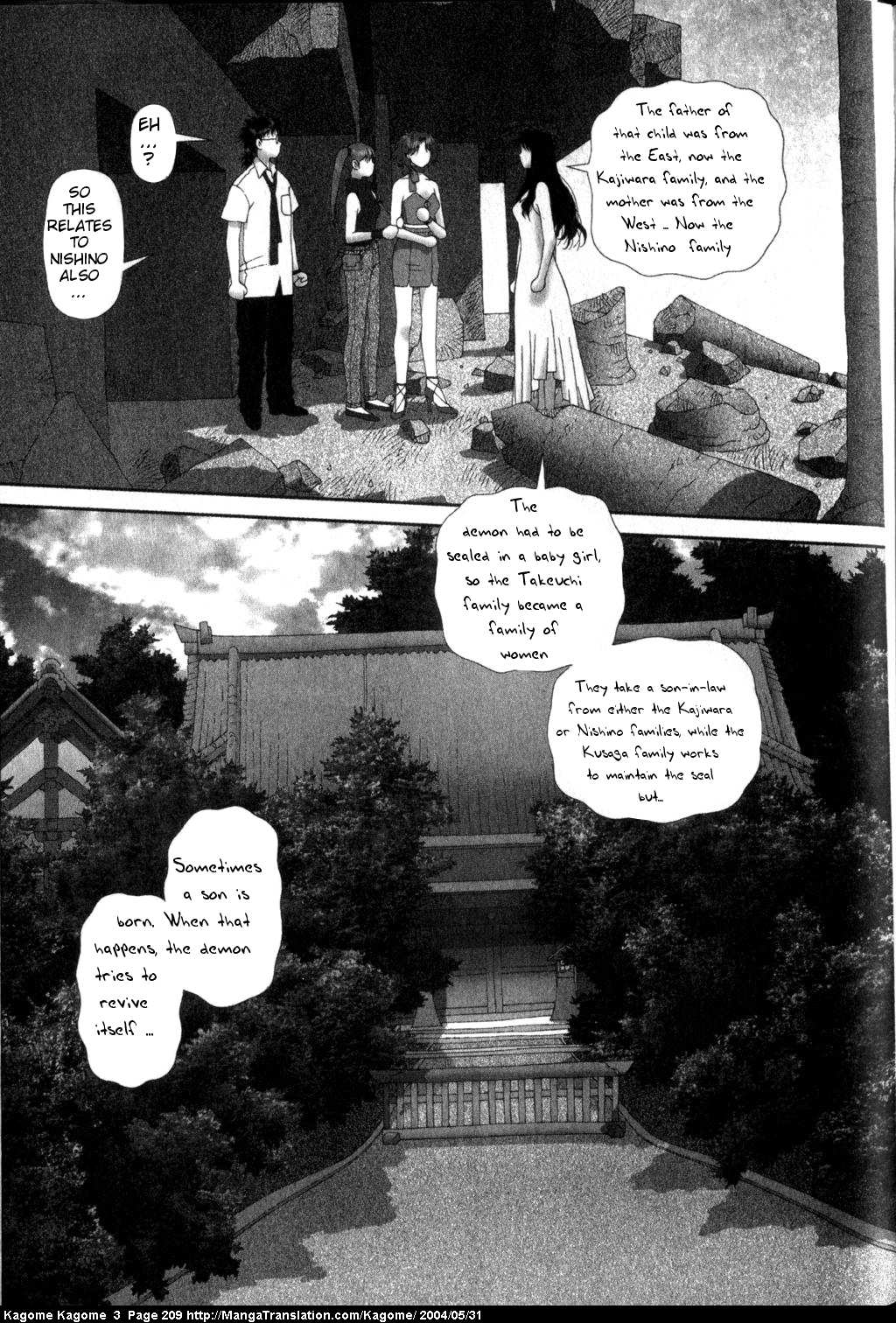 Kagome Kagome Chapter 25.2 page 15 - Chapter 25 v2 : last trip; Kagome Kagome [End]