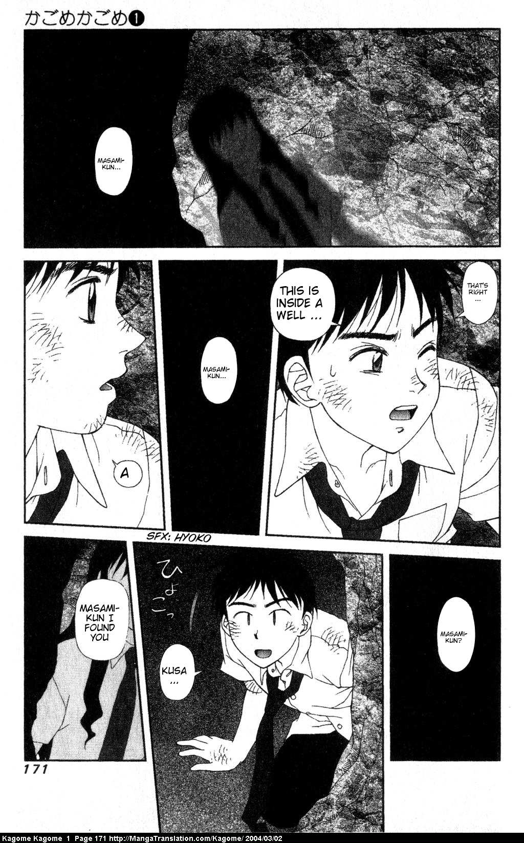 Kagome Kagome Chapter 7.2 page 15 - Chapter 7 v2 : trip 7; Inside the abandoned well