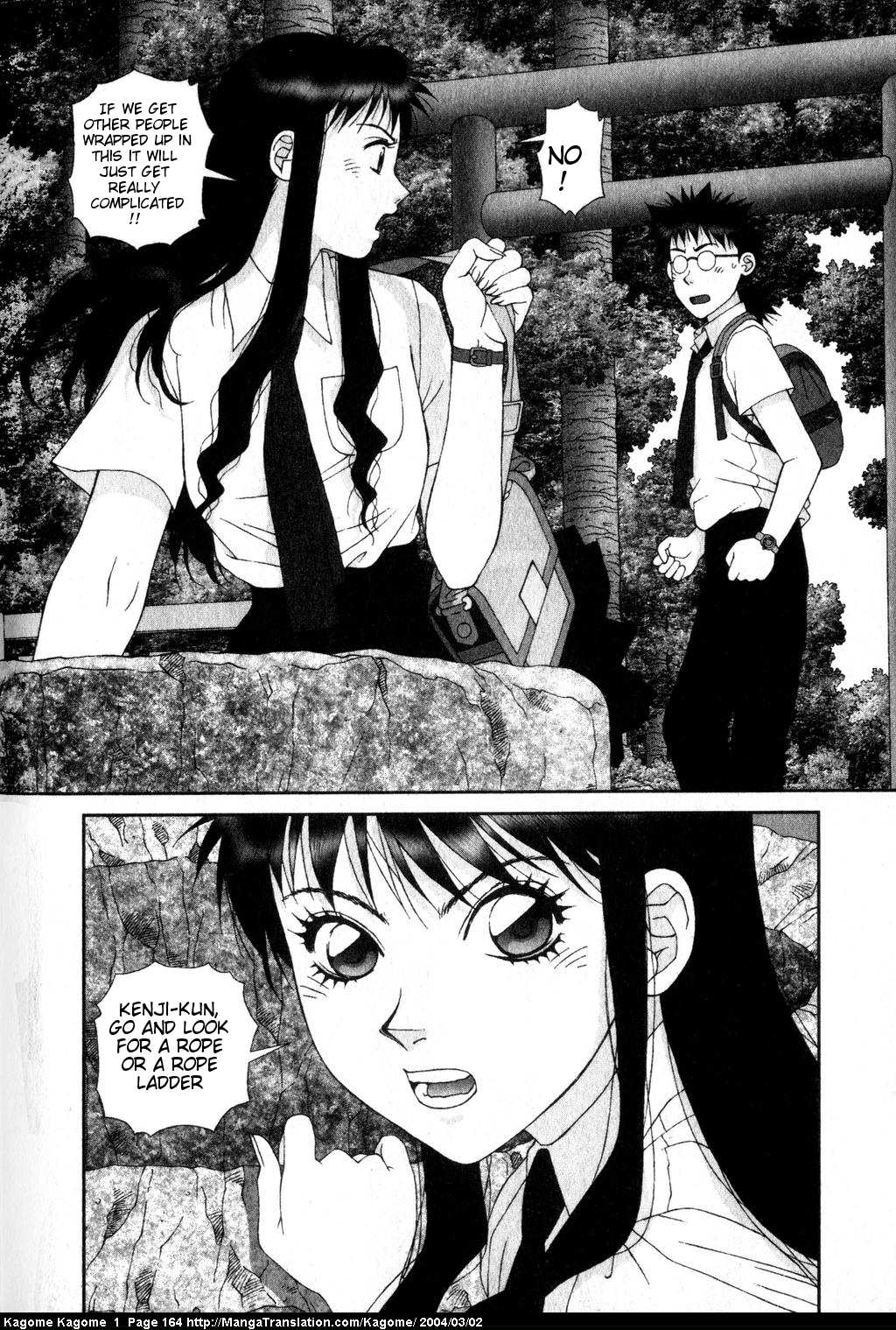 Kagome Kagome Chapter 7.2 page 8 - Chapter 7 v2 : trip 7; Inside the abandoned well