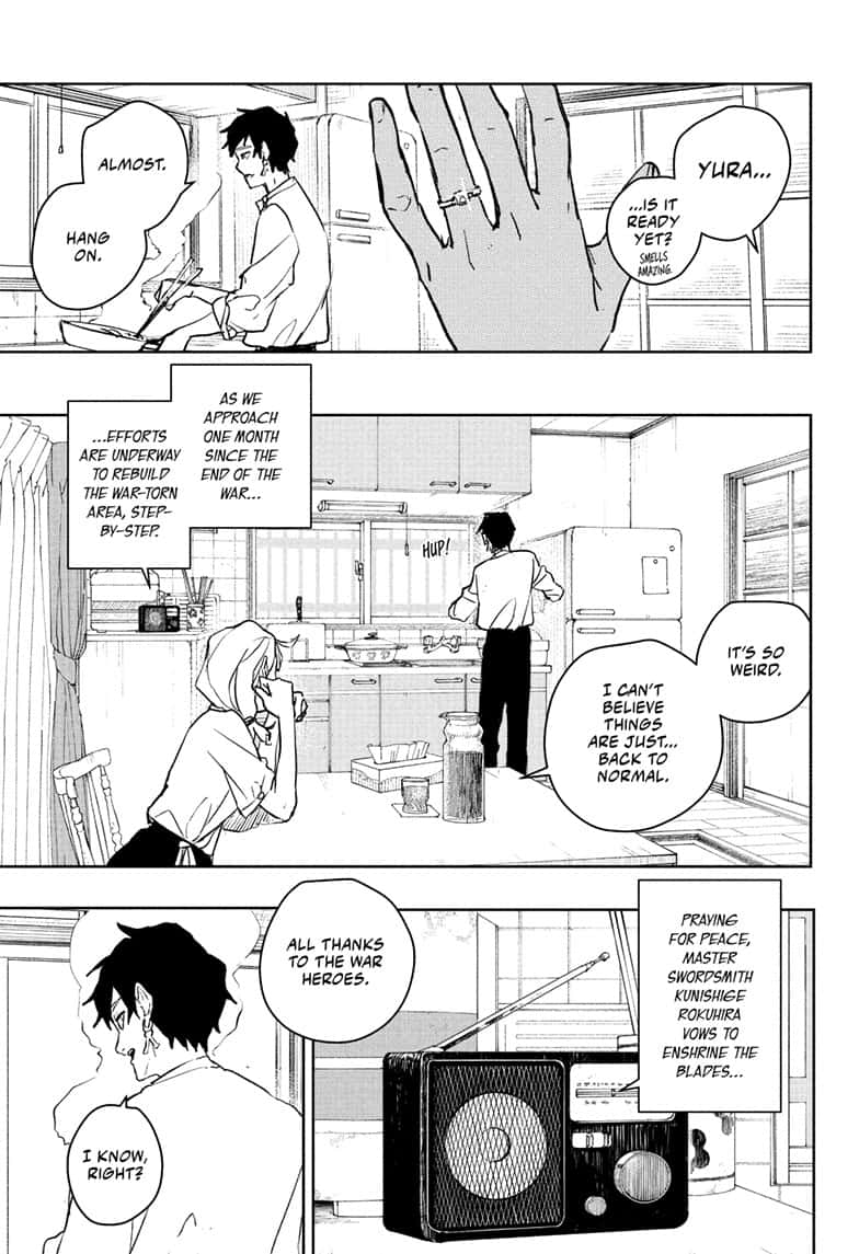 Kagurabachi Chapter 104 page 1 - Chapter 104: Heroes